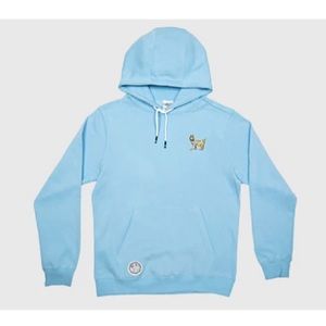 Banana GOAT hooded sweatshirt, limited edition, Carolina blue, NWT, youth Medium